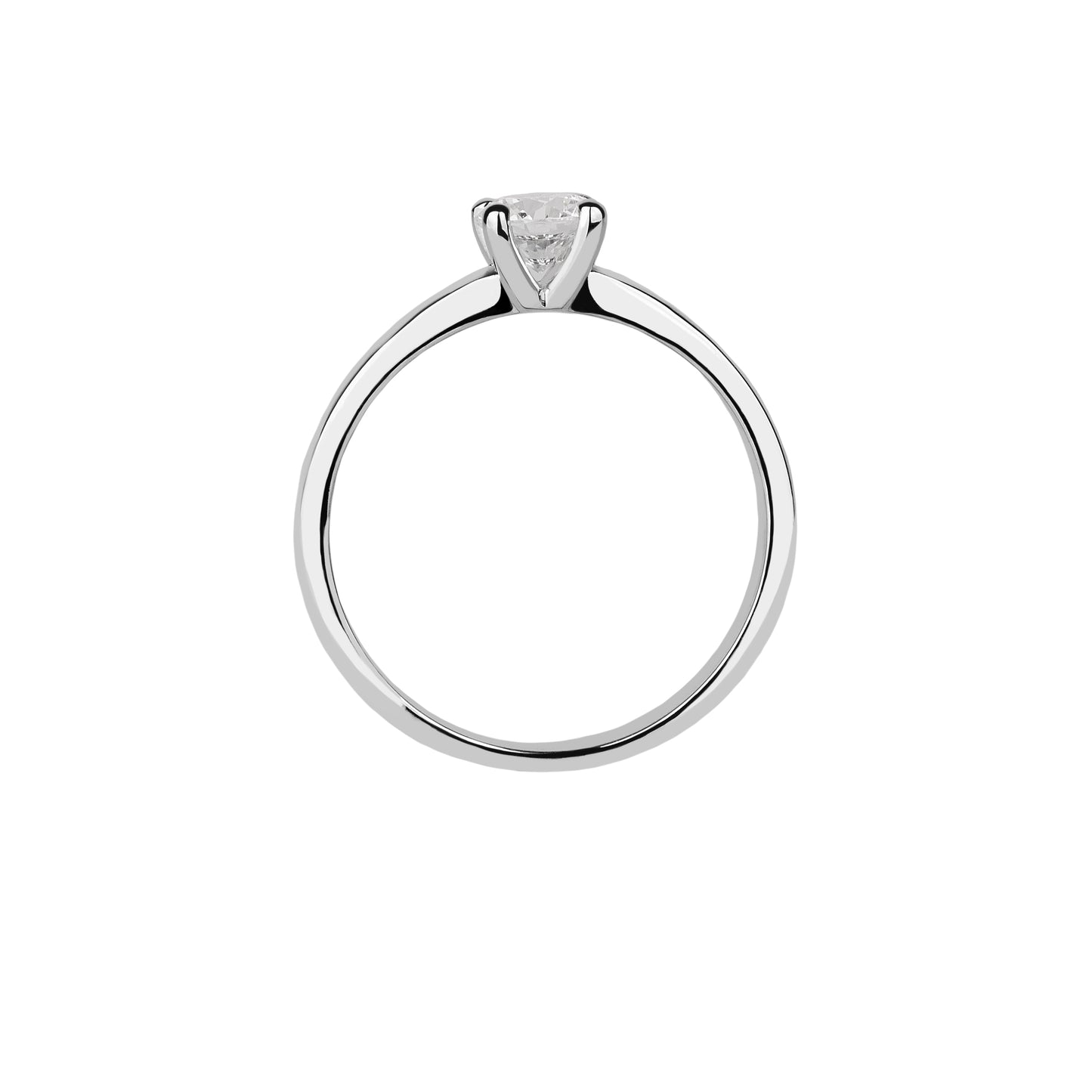 Solitario 4S Oro Blanco