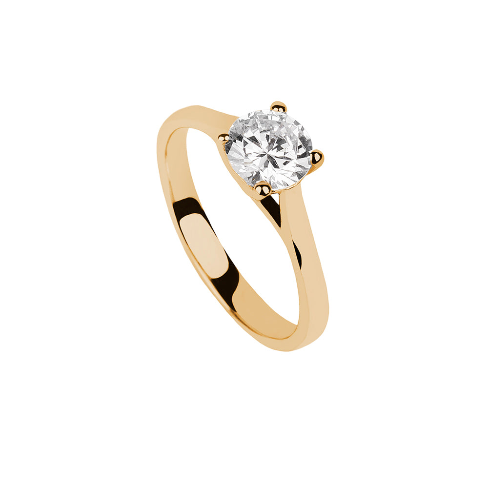 Solitario 1S Oro Amarillo