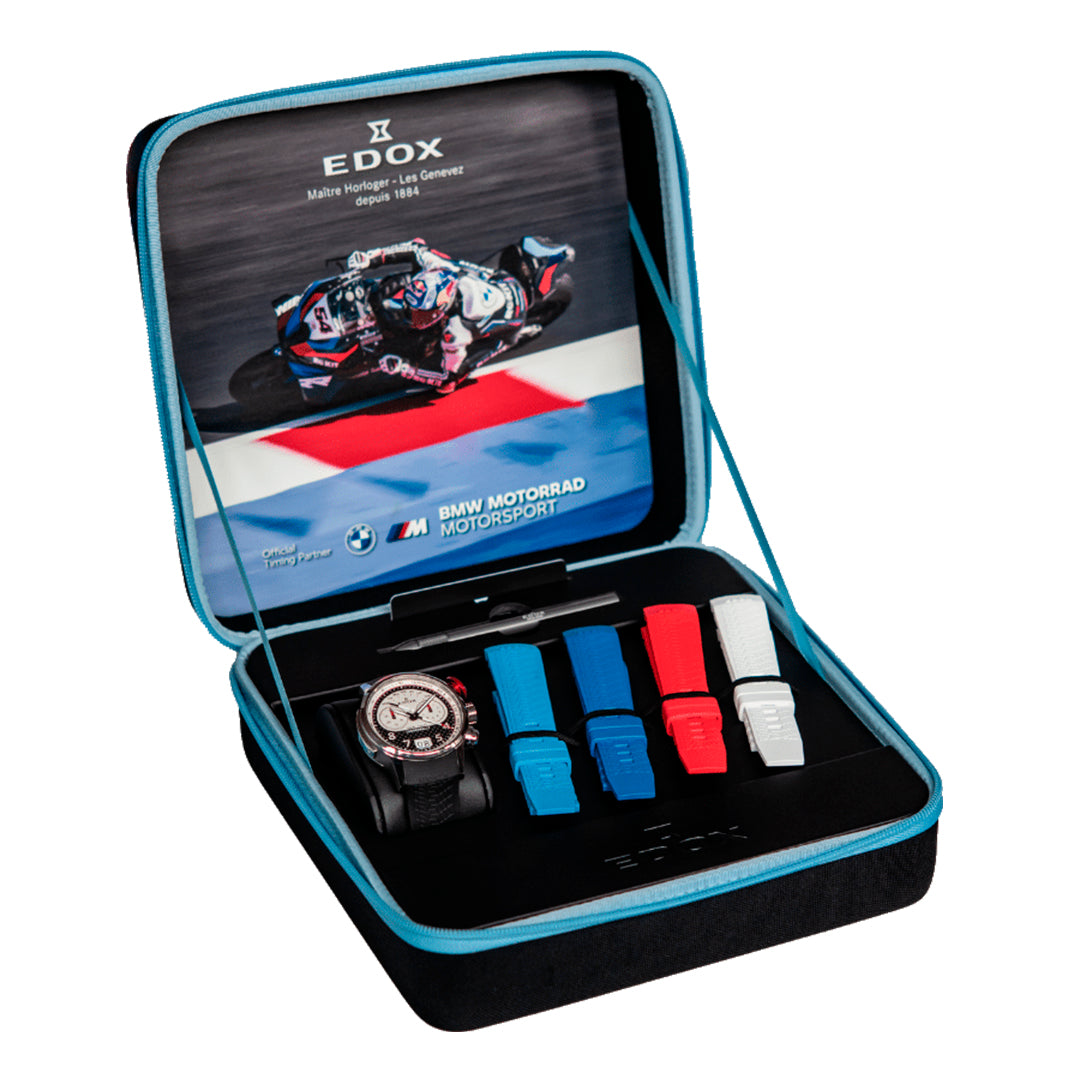 38003-TINR-CANBR - EDOX - CHRONORALLY CHRONOGRAPH 45 LIMITED EDITION