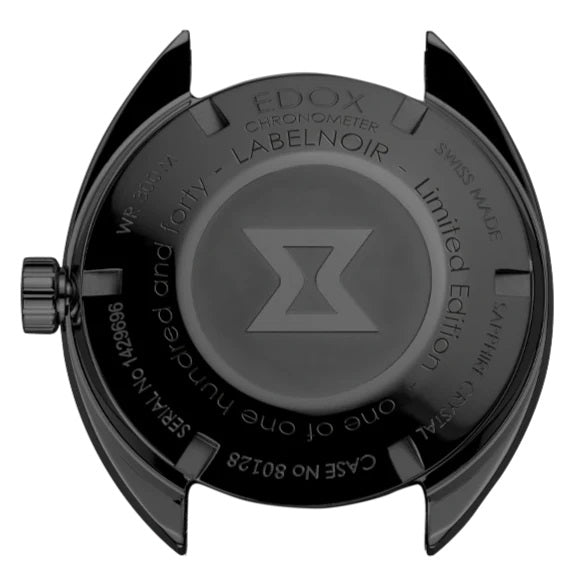 8012837NLNMNLN - Edox Hydro-Sub LABEL NOIR Edición Limitada