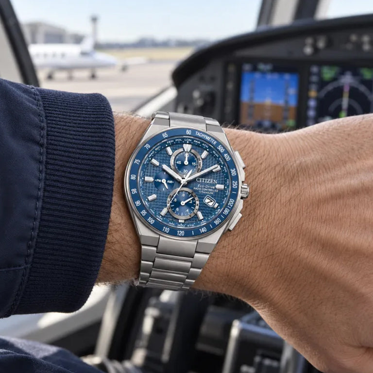 AT8396-59L - Citizen Super Titanium Radiocontrolado