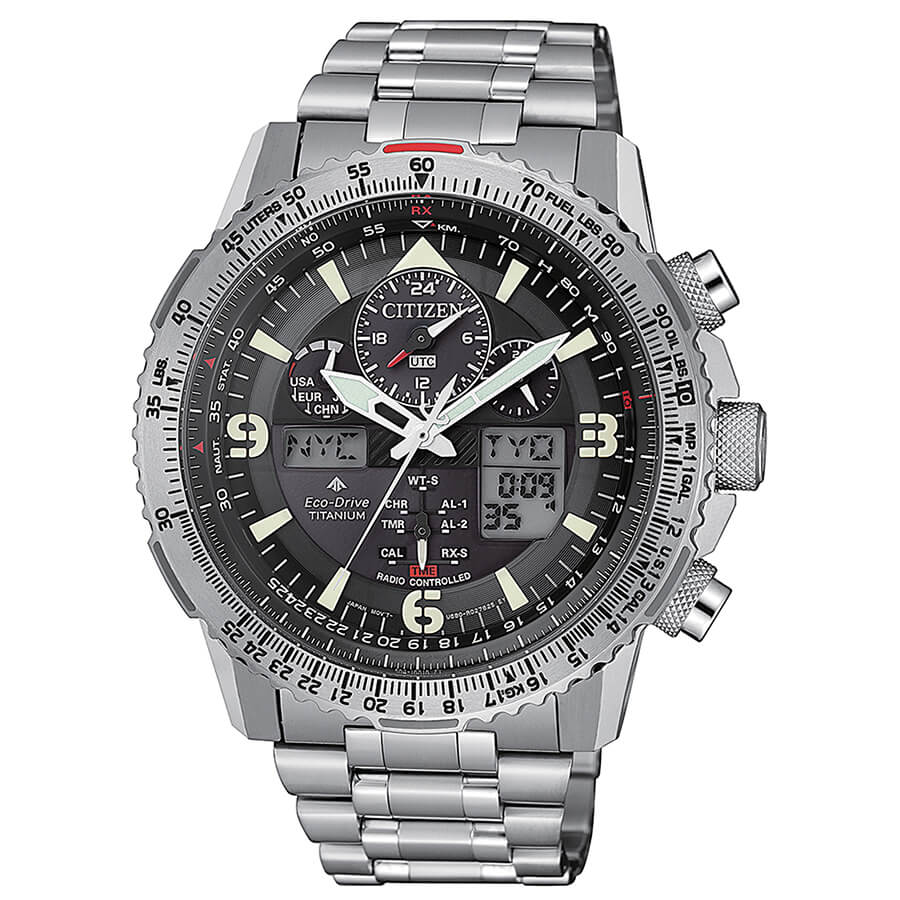 JY8100-80E - Citizen - Skyhawk - Super Titanium