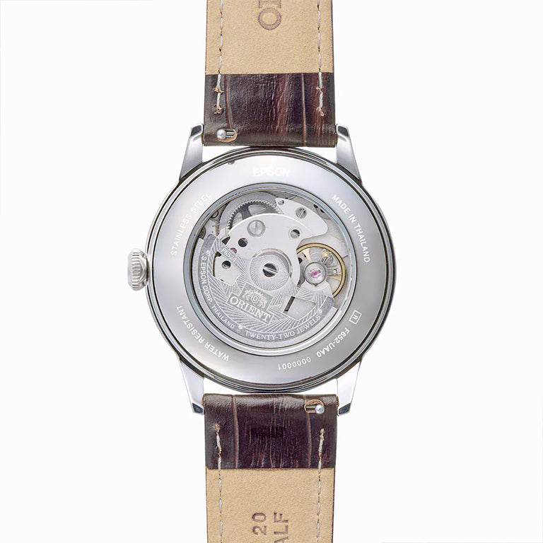 RA-BB0004Y30B - Orient Bambino 38 Chocolate Sin Fecha