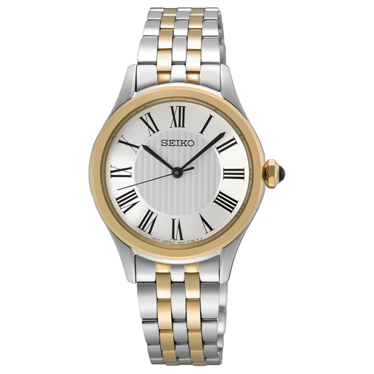 SUR612P1 - Seiko Ladies Cuarzo bicolor números romanos