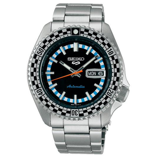 SRPK67K1 - Seiko 5 Sports Reedición Rally Diver Negro