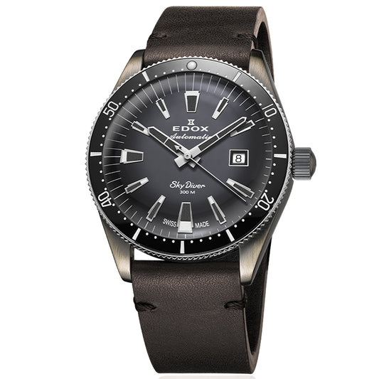 80126-3VIN-GDN - Edox SkyDiver Date Automatic Edición Limitada