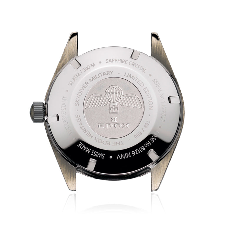 80126-3VIN-GDN - Edox SkyDiver Date Automatic Edición Limitada