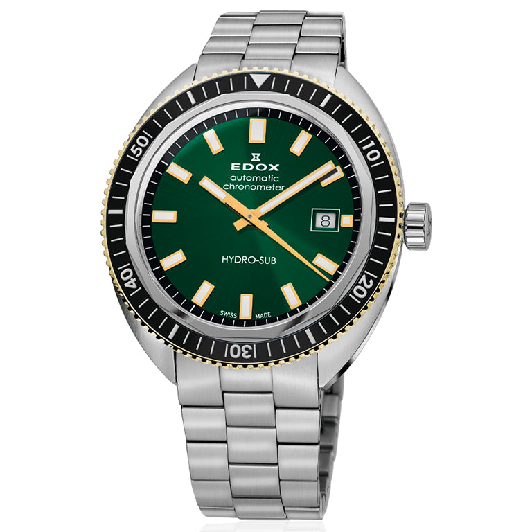 80128-357JNM-VID - Edox Hydro-Sub Date Automatic Chronometer Edición Limitada