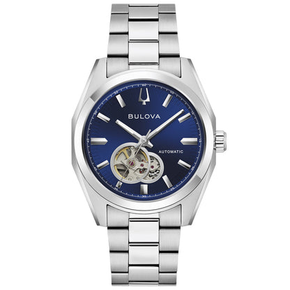 Bulova Surveyor Mecha Classic azul 96A350 - vista frontal