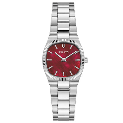Bulova Super Seville Mini Nácar Rojo 96L354 - vista frontal