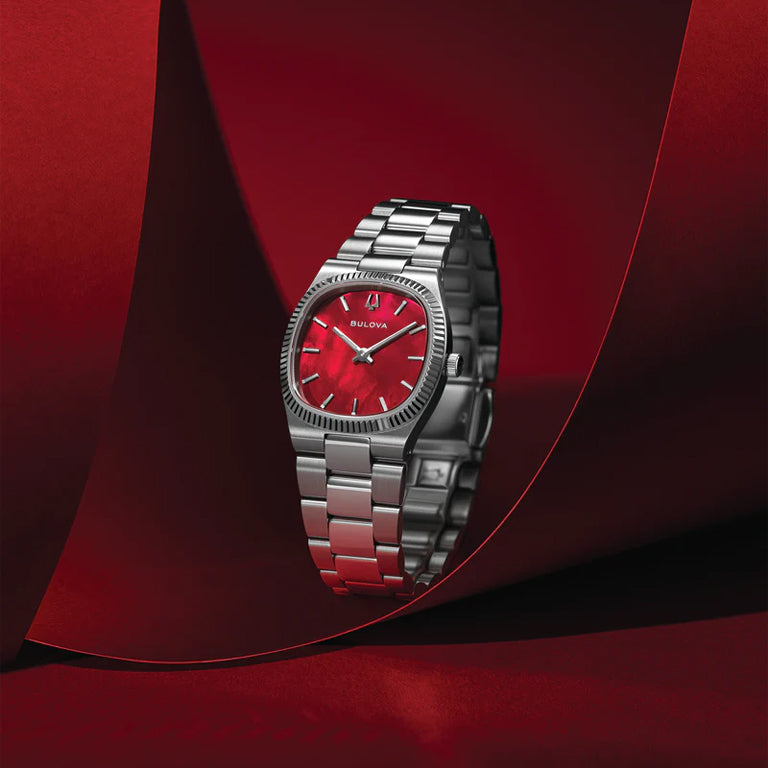 Bulova Super Seville Mini Nácar Rojo 96L354 - vista 6