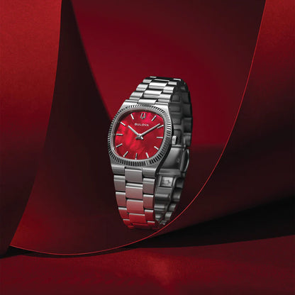 Bulova Super Seville Mini Nácar Rojo 96L354 - vista 6