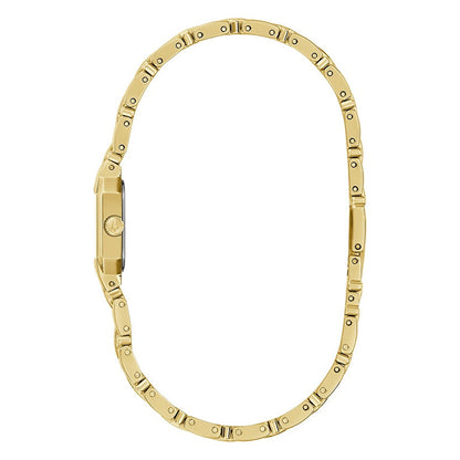 97P184 - Bulova Gold Quartz Sapphire Diamond