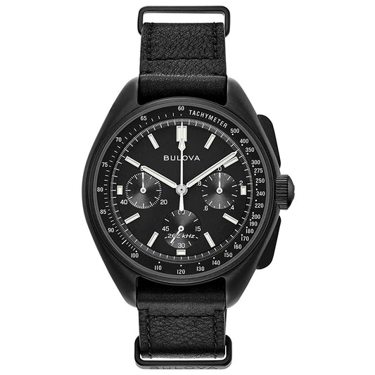 98A186 - Bulova Lunar Pilot Full Black