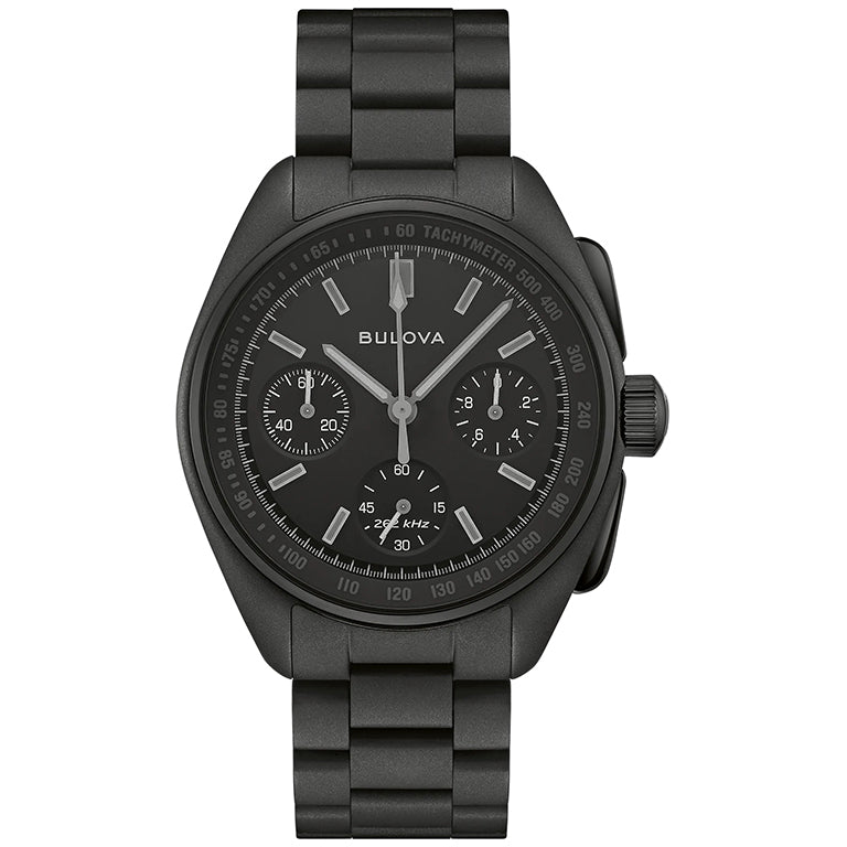Bulova Lunar Pilot Black Hole 98A335 - vista frontal