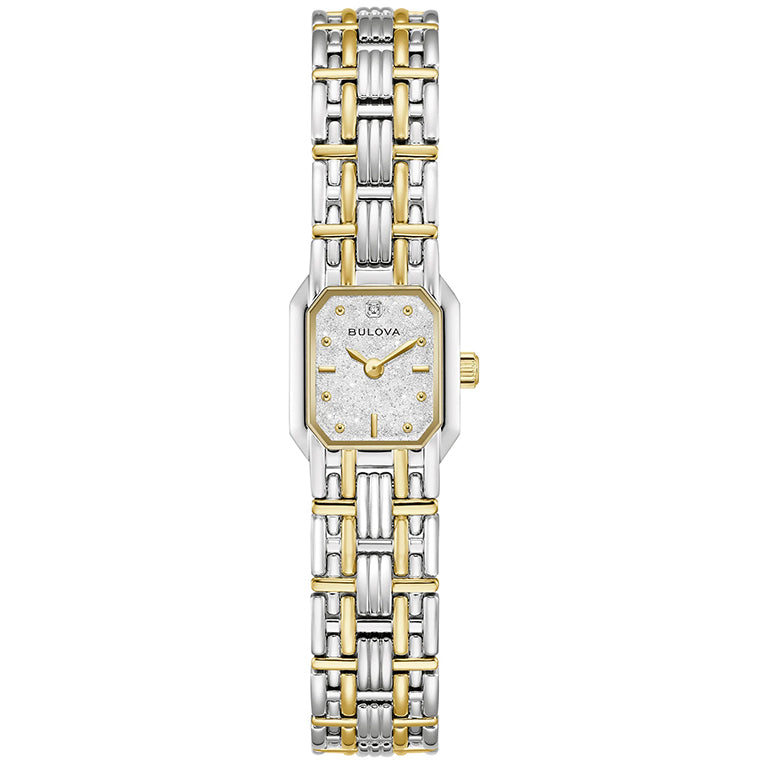 98P237 - Bulova Quartz Sapphire Diamond Bicolor