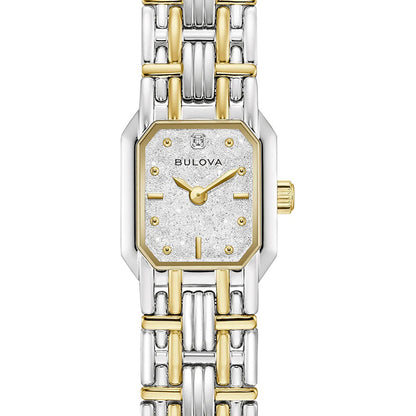 98P237 - Bulova Quartz Sapphire Diamond Bicolor