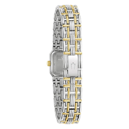 98P237 - Bulova Quartz Sapphire Diamond Bicolor