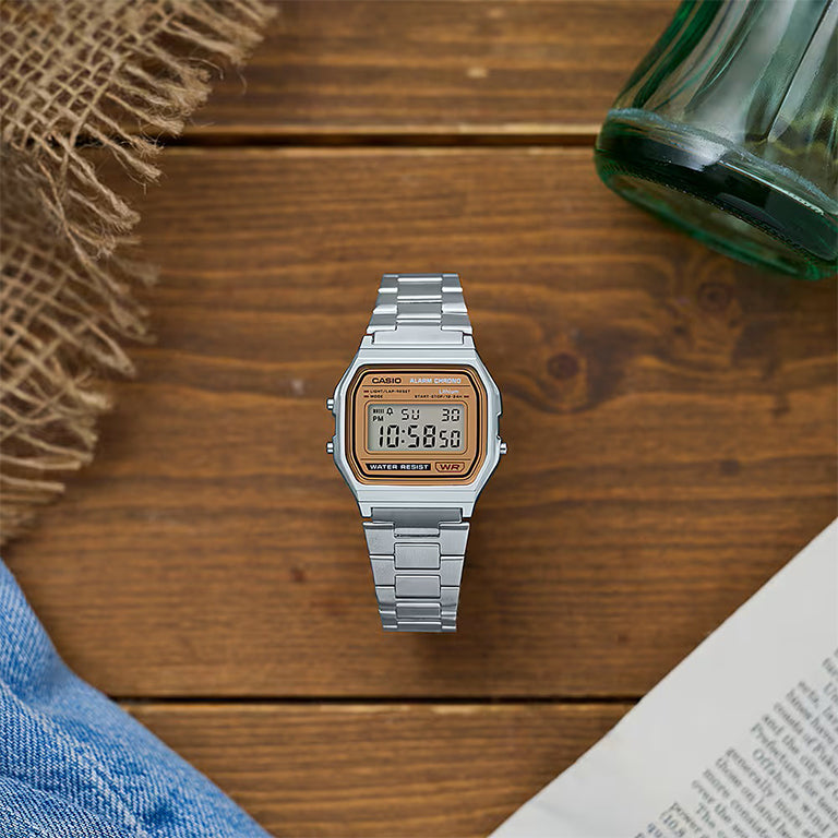 A158WEA-9EF - Casio Vintage - Iconic Cobre