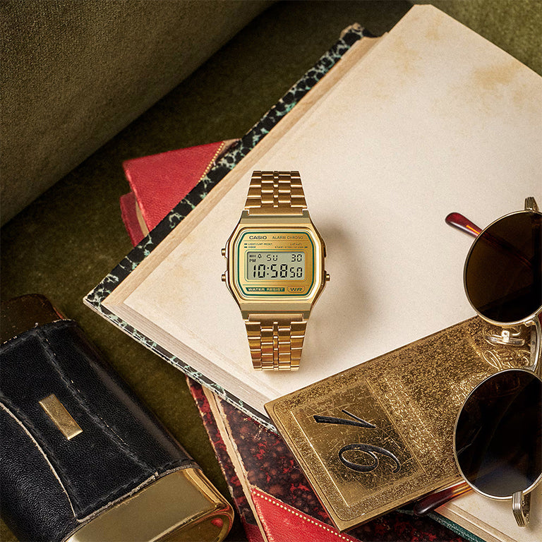 A158WEGV-9AEF - Casio Vintage - Iconic Dorado