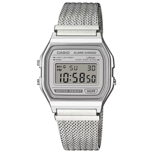A158WEM-7EF - Casio Vintage - Iconic Plata