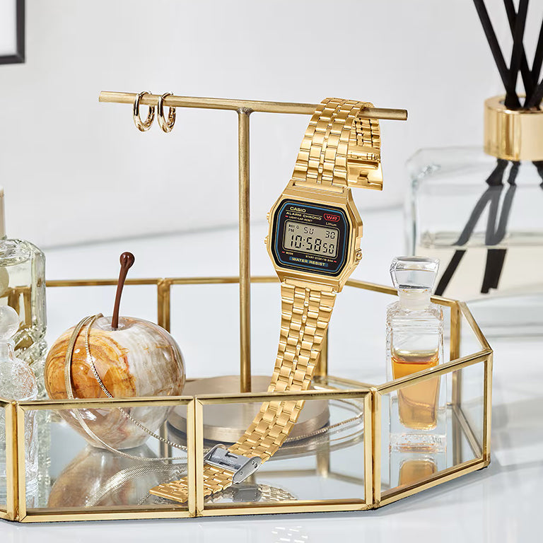 A159WGEA-1EF - Casio Vintage Dorado Clásico