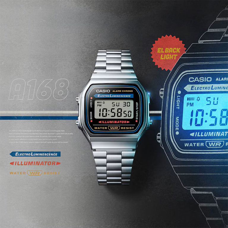 A168WA-1YES - Casio Vintage Iconic