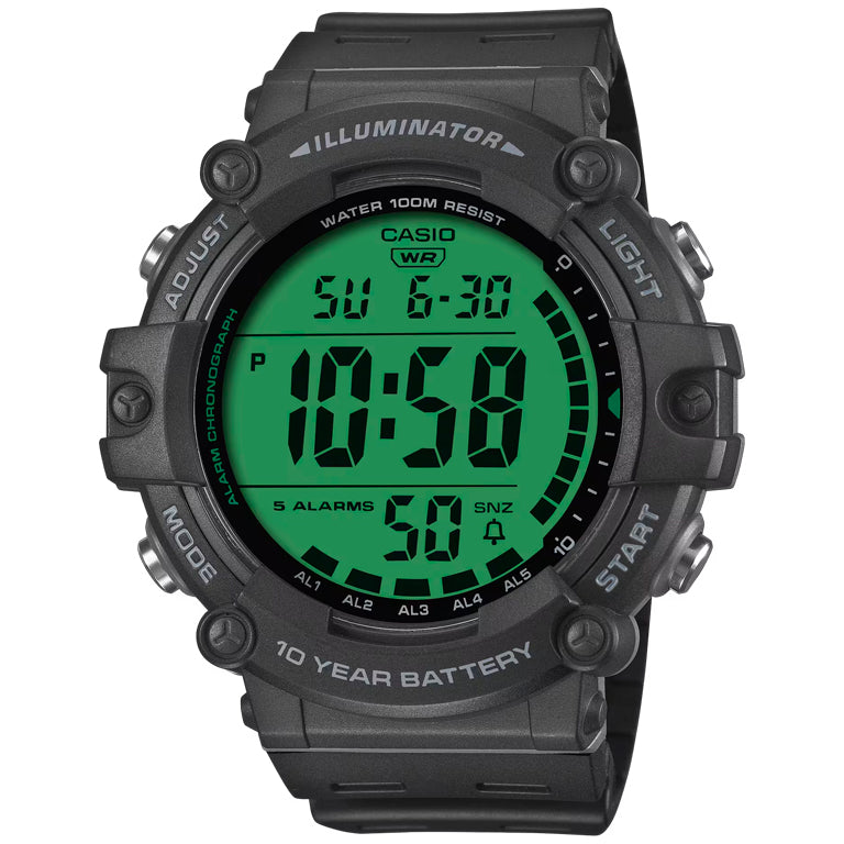 Casio Illuminator AE-1500WHC-1AV Verde - vista frontal