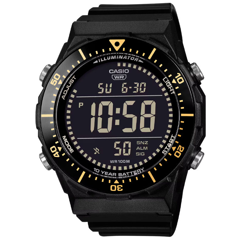 Casio Illuminator AE-1700H-1BVEF Full Black - vista frontal