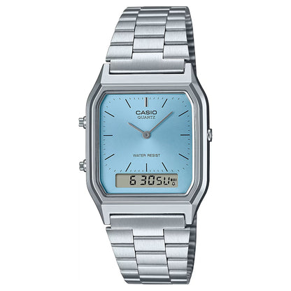 AQ-230A-2A1MQYES - Casio Vintage - Edgy Collection Turquesa