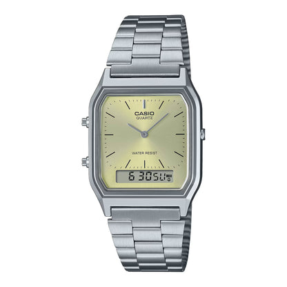 AQ-230A-9AMQYES Casio Vintage - Edgy Collection  Champán