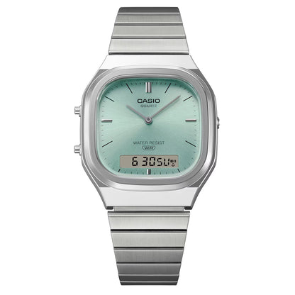 AQ-240E-2AEF - Casio Vintage - Edgy Collection - Turquesa