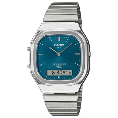 AQ-240E-3AEF - Casio Vintage - Edgy Collection Azul
