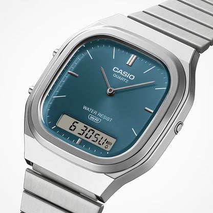 AQ-240E-3AEF - Casio Vintage - Edgy Collection Azul