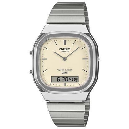 AQ-240E-7A2EF - Casio Vintage - Edgy Collection - Blanco