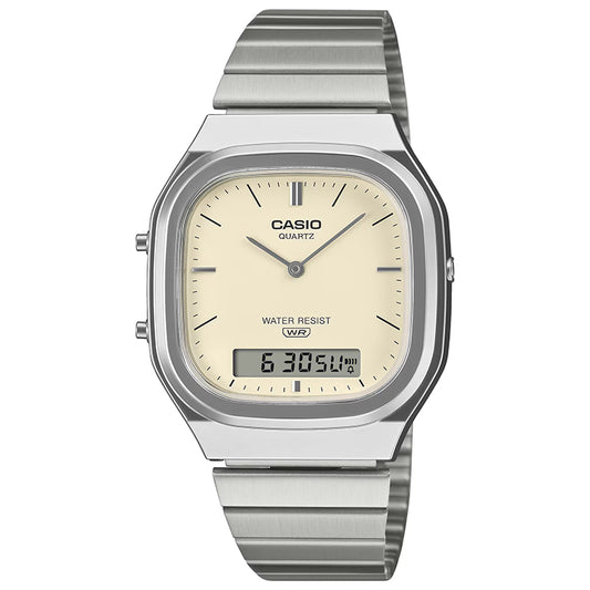 AQ-240E-7A2EF - Casio Vintage - Edgy Collection - Blanco