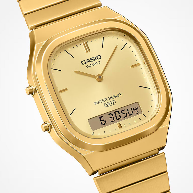 AQ-240EG-9AEF - Casio Vintage Edgy Collection Dorado