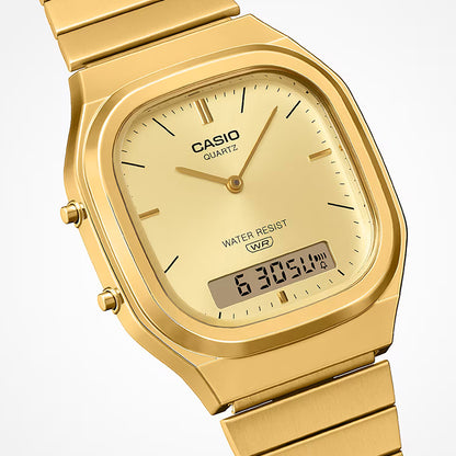 AQ-240EG-9AEF - Casio Vintage Edgy Collection Dorado