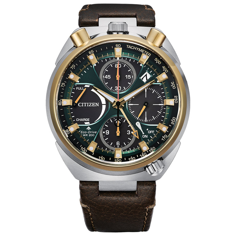 Citizen Tsuno Chrono Racer AV0104-06W - vista frontal