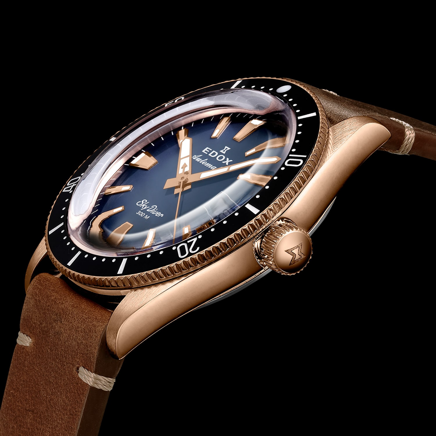 80126-BRN-BUIDR - Edox SkyDiver Date Automatic EDICIÓN LIMITADA