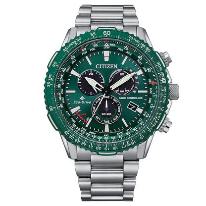 CB5004-59W - Citizen Crono Pilot Radiocontrolado Eco-Drive