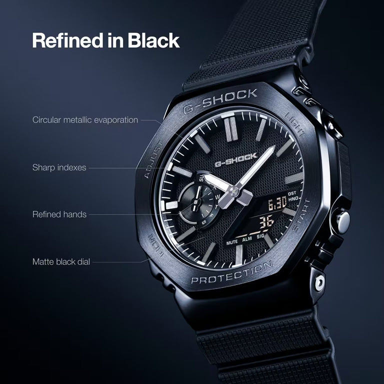 GM-2100LXB-1AER - G-Shock LUXE BLACK