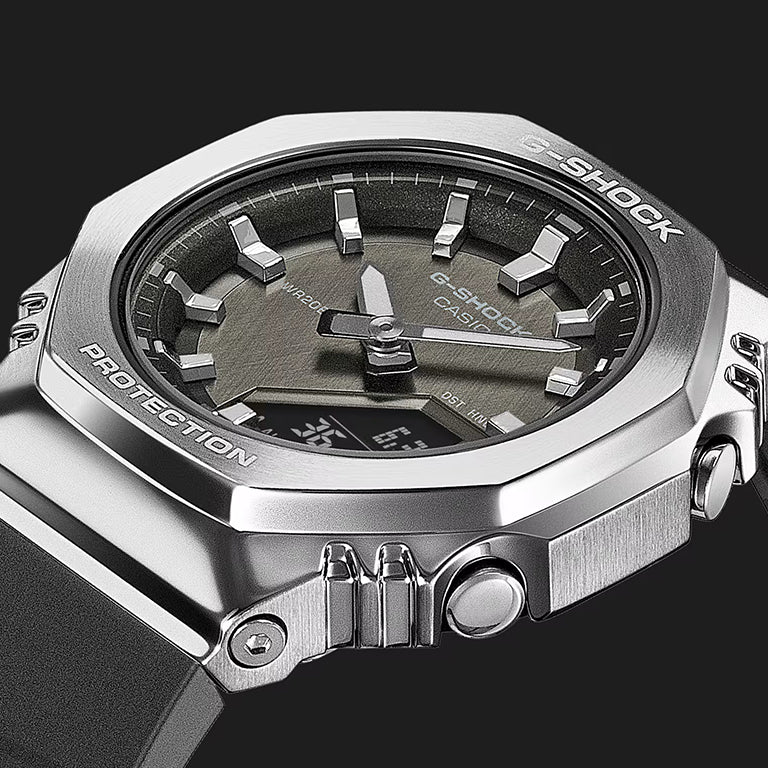GM-S2110-1A7ER - G-Shock G-Steel plata