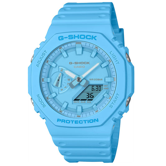 GA-2100-2A2ER - G-SHOCK Tone-on-Tone Azul Turquesa