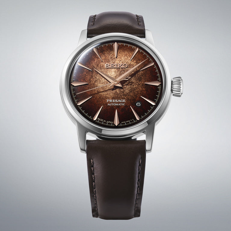 Seiko Presage esfera marrón HCB003J1 - vista 2