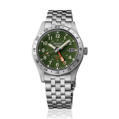 Seiko 5 Sports Field GMT esfera verde HDB001K1 - vista 4