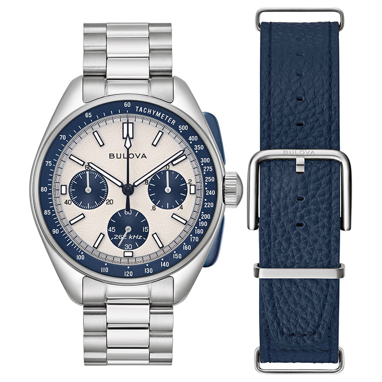 98K112 - Bulova Lunar Pilot "Panda" Dos correas