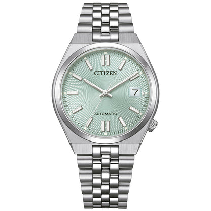 Citizen Tsuyosa 60 Mini verde menta NK0030-51X - vista frontal