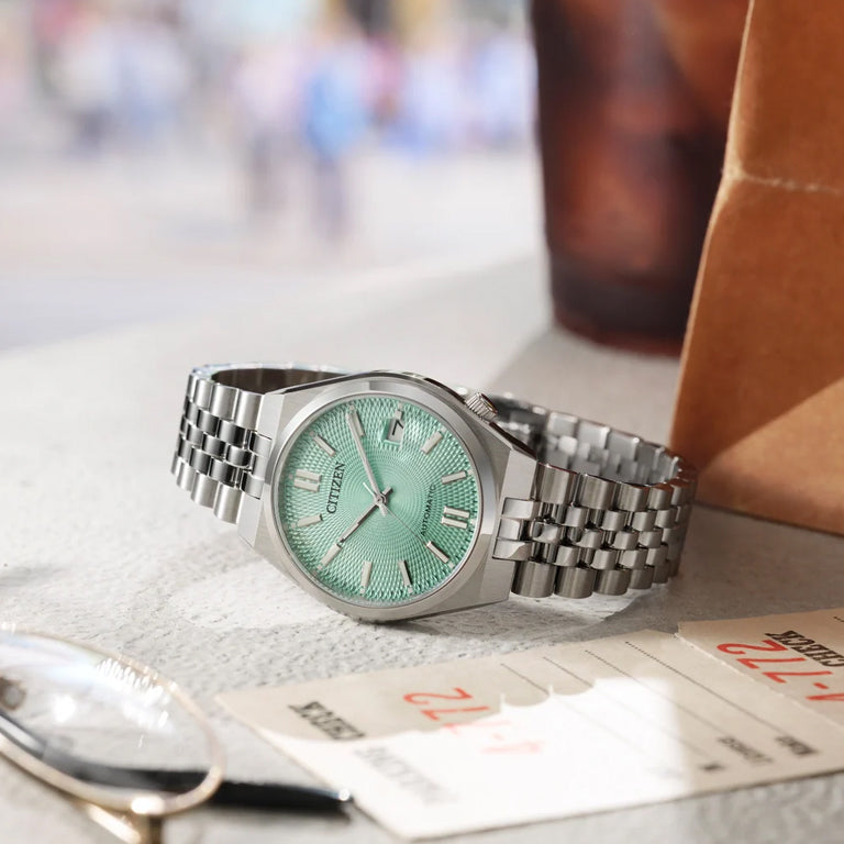 Citizen Tsuyosa 60 Mini verde menta NK0030-51X - vista 6