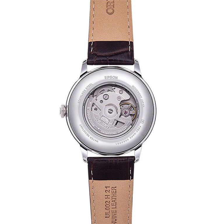 RA-AK0804Y30B - Orient Bambino Sun and Moon